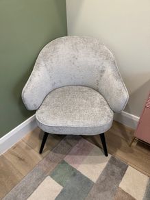 Grey Accent Armchair - Brand New in box - Harvey Norman