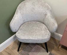 Grey Accent Armchair - Brand New in box - Harvey Norman