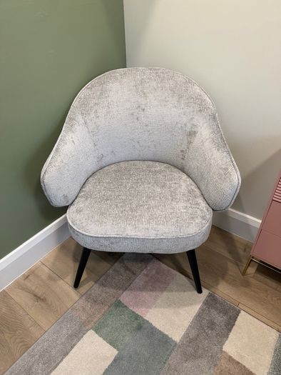 Grey Accent Armchair - Brand New in box - Harvey Norman