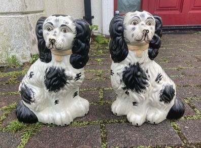Vintage mantle dogs free postage