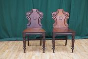 Victorian Mahogany Hall Chairs