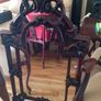 Antique mirror and chairs Image 2