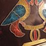 Good sized Vintage Framed String Art Two Love Birds Image 10
