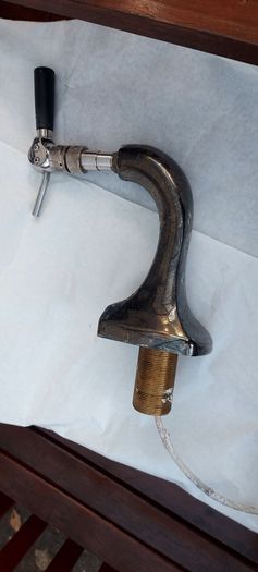 beer tap,with mount ,used condition, see pictures,,sold as is ,buyer collects or pays postage thank you