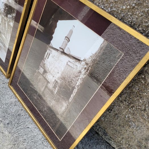 Vintage framed trio of signed photography stills of kilkenny