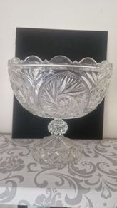 Lead Crystal heavy cut H20cm, D20cm