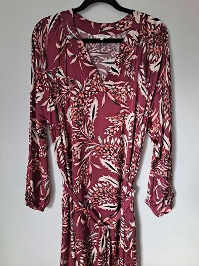 Part Two burgandy dress size 46, UK 18