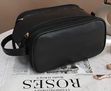 makeup bag travel organiser for skincare and makeup