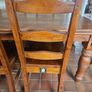Solid wood kitchen table and chairs Image 4