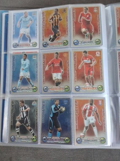Match attax cards 08/09