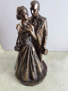 Genesis Bronze Just Married Figurine.