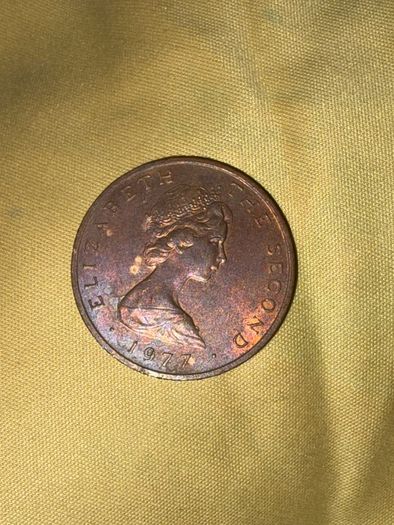 1977 Isle of Man 2 Pence Coin - Queen Elizabeth II
