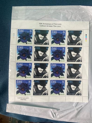 Thin Lizzy and Phil Lynott Stamps