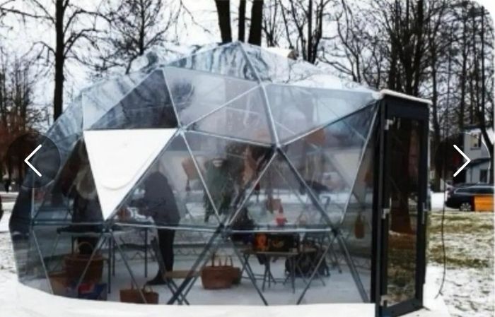 Brand New 3m(10ft) Luxury Extremely Strong Structure Dome Igloo Glamping for Irish Weather