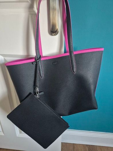 Lacoste tote bag reversible