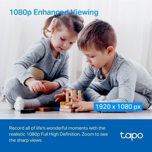 Wi-Fi Indoor Camera 2 Pack pan and Tilt