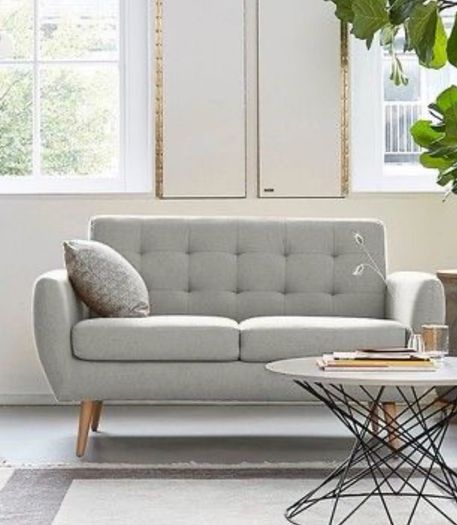 2 Seater Light Grey