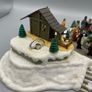 Enesco PineHollow Village Square Christmas Tree Music Box Image 6