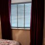 curtains..velet 90 by 90 Burgundy Image 2