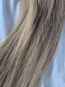 Hair extensions dark blond