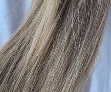 Hair extensions dark blond
