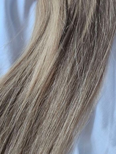 Hair extensions dark blond