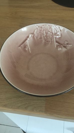 Pier 1 ...  Ceramic Stoneware Dinner Setting/... 3 Piece Setting  ..  (1) Soup/Cereal Bowl, (1) Side Plate, (1) Dinner Plate ..... (Have 2 Sets in Total at 14.00each Set)