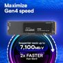 4tb Crucial P310 Nvme Ssd M.2 2280 Gen4 [7,100 / 6,000 Mb/s] Image 2