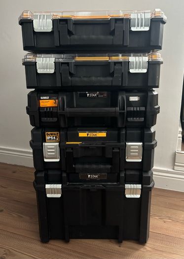 Dewalt Tstak 2.0 Storage Bundle (5 Boxes) Ip54