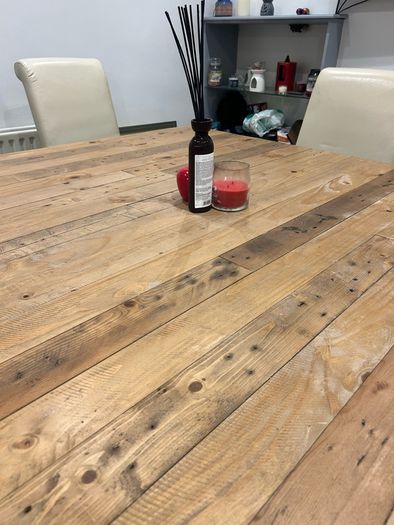 Rustic dining table only used a handful of times