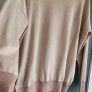 M&S Gold and Beige Lurex Jumper Sz 16UK Image 3