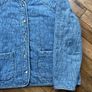 Ladies Jagged & Beau Quilted Stylish Denim Jacket Image 3