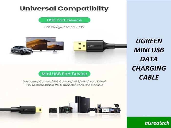 Ugreen Mini Usb Data Charge Cable
