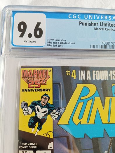 The Punisher Limited Series Issue 4 CBCS / CGC 9.6 Certified Graded Comic Framed  DC Marvel