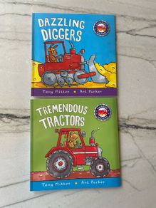 Dazzling Diggers & Tremendous Tractors Books Amazing Machines Series