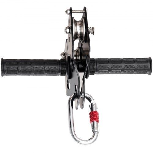 Zipline Kit for Kids and Adult, 24.38 m Zip Line Kits Up to 227 kg, Backyard Outdoor Quick Setup Zipline, Playground Entertainment with Stainless Steel Zipline, Spring Brake, Safety Harness, Seat