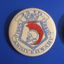 BUTTON BADGES x 2 (1 1/2" diameter) - HMS AJAX 25th anniversary 1955-1980 and Stainforth Ski Centre, Aldershot Image 2