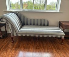 Chaise Lounge Grey/Silver