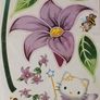 Large Hello Kitty and Flower Children Wall Stickers Image 2