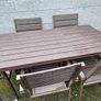 garden table & 6 Image 2