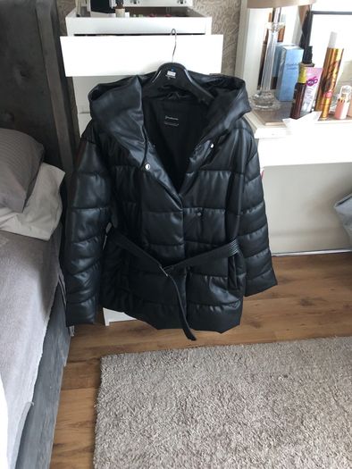 Black Puffer Coat Size 12