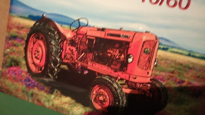 Nuffield 10/60 classic tractor tin metal sign