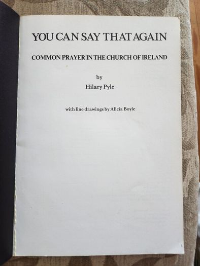 You Can Say That Again. Common Prayer In The Church Of Ireland. By Hilary Pyle. First Edition Large Volume Paperback In Good Condition.