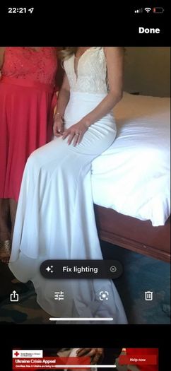 Designer wedding dress