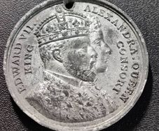 Medal Coronation of 1902 King Edward & Queen Alexandra