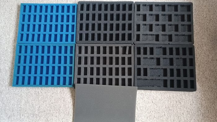 Warhammer Foam Trays x 6. Games Workshop