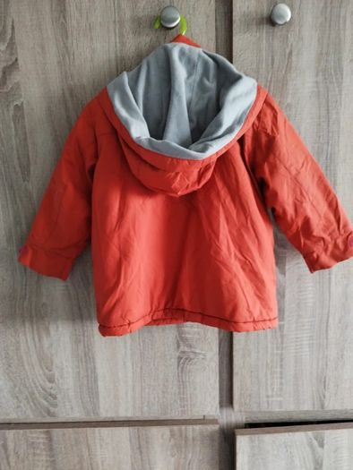 orange Jacket boy 98 cm with a hood