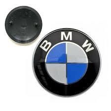 Bmw Bonnet Hood Trunk Badge 82mm