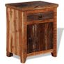 Nightstand Solid Acacia Reclaimed Wood Image 2