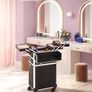 Vanity Case Trolley 3 in 1 Vanity Case Extra Large Hairdressing Case 34 x 24 x 70.5 cm Image 2